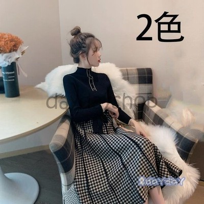 ワンピース レディース 40代 きれいめ 長袖 上品 秋冬 ニットワンピース 膝丈 セーター 大きいサイズ パーティードレス 韓国風 おしゃれ 通勤 着痩せ 新品 通販 Lineポイント最大get Lineショッピング