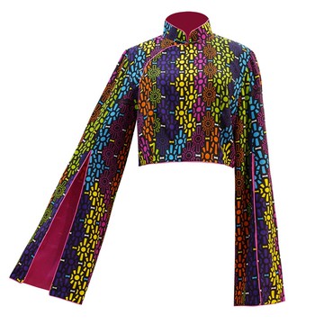 【鐵閘】經典長衫款真絲上衣|國潮港風新中式|時尚