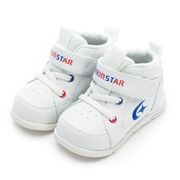 【新品】Hi系列-十大機能高筒童鞋-白藍