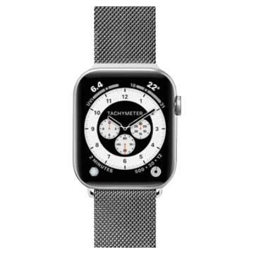 LAUT 萊德 米蘭不銹鋼編織錶帶  Apple Watch 42/44/45/46/49mm  銀色  1個
