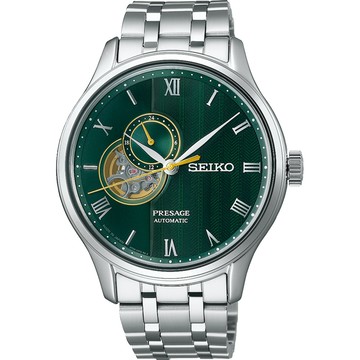 SEIKO 精工 Presage 日式庭園機械錶-41.8mm SSA463J1/4R39-00W0G