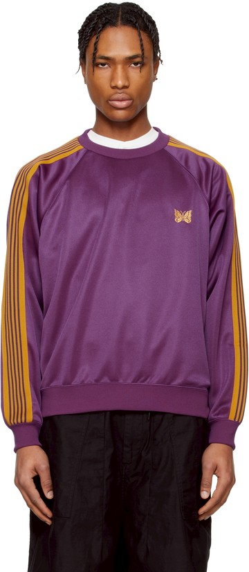 Needles 紫色 Track Crew Neck 套头衫