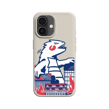 iPhone 16 SolidX 貝殼灰 - Paiheme Studio - 怪獸攻擊