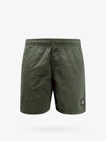 Nylon swim trunk frontal logo patch - STONE ISLAND - gender_Man