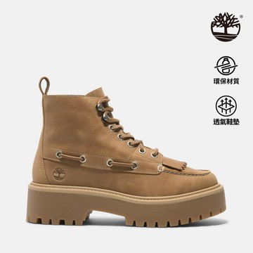 Timberland 女款小麥色Stone Street厚底7孔中筒靴|A27YZEN1