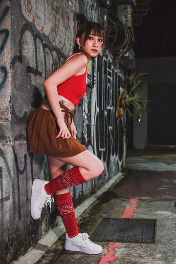 FLIPPOS潮流機能壓力襪 翻轉襪【The Dalit達利特 -  Lotus蓮花】