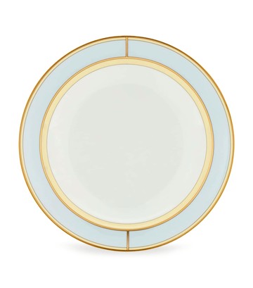 Ginori 1735 Porcelain Colonna Diva Celeste Soup Plate
