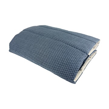G+居家 保暖紓壓休閒椅墊 台灣製  菱格藍  156 x 49 x 3cm