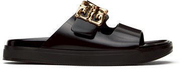 Givenchy 黑色 4G Liquid 凉鞋