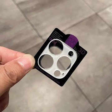 白黑紫色蘋果15鏤空鏡頭膜適用13攝像頭保護貼iPhone14Promax底座