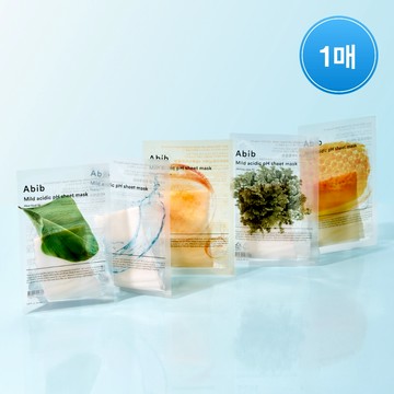 Abib Mild Acidic pH Sheet Mask (1 sheet) - Heartleaf / Jericho Rose / Aqua / Glutathione / Honey