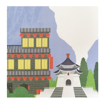 日本製【コスモ】中門簾《歡迎來到台灣》