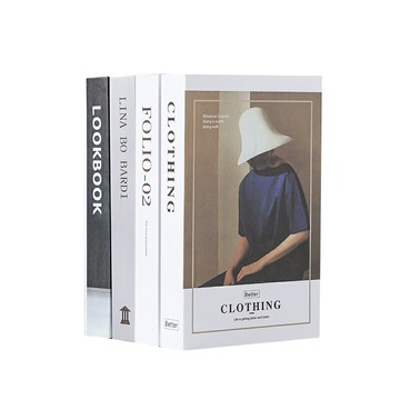 樂天精選~簡約現代北歐風格假書仿真書裝飾品道具擺設模型創意客廳書柜擺件 雙11全館免運