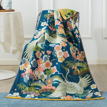 純棉紗布超大尺寸浴巾裹巾家用情侶吸水速干不掉毛大浴巾沙發蓋毯