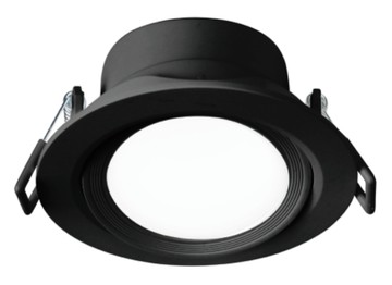 DanceLight ※4入※ 7.5CM LED 5W 廣角浩瀚崁燈-黑框 LED-7DOHUB5【舞光LED】
