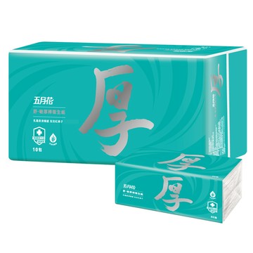 五月花 舒敏厚棒抽取式衛生紙(86+4抽x10包x3串)