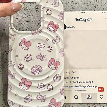 蛋糕美樂蒂適用iPhone16pro手機殼15Plus蘋果14promax可愛13少女