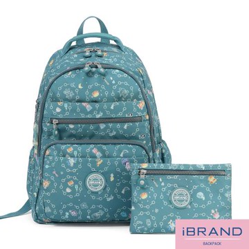 iBrand後背包 經典百搭輕盈多口袋後背包-探索樂園