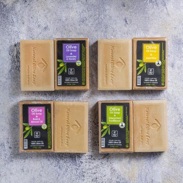 【希臘BIOESTI】高純度頂級橄欖馬賽皂100克12入組(經典原味/茉莉/玫瑰/薰衣草)