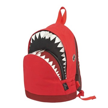 Morn Creations｜正版鯊魚背包 SK-202 (M) 紅/深紅