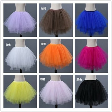 圣誕元旦演出半截裙女蛋糕百搭網紗蓬蓬短裙晚會跳舞才藝舞臺演出