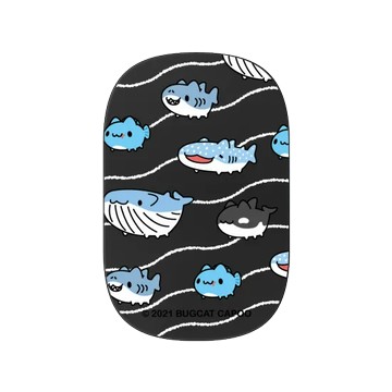 固架 MAX- MagSafe 兼容 黑 - 貓貓蟲咖波 Bugcat Capoo - 水生貓蟲