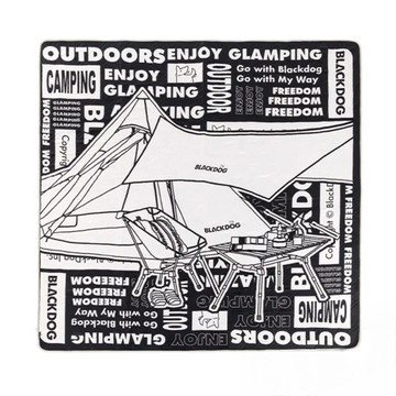 BLACK DOG 黑狗 加厚野餐墊  1.6kg  酷炫黑