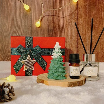 聖誕擴香禮 (擴香瓶X聖誕樹擴香石) (送5mL香精油)| 交換禮物
