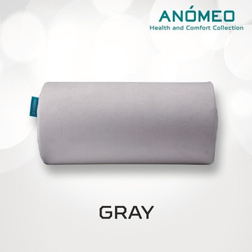 【ANÓMEO】半月大靠枕(高密度記憶棉) 灰色 AN2406