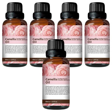 BONNIE HOUSE 植享家 有機單方基底油 山茶花油  30ml  5瓶
