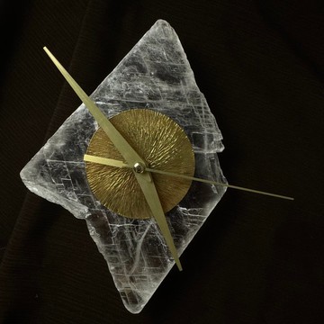 黃銅透石膏掛鐘