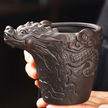 加厚公道杯紫砂茶濾一體套裝耐熱分茶器大號茶壺茶海功夫茶具配件