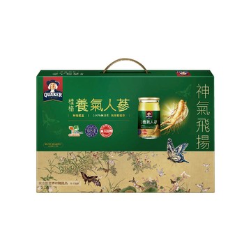 桂格 無糖養氣人蔘禮盒 (60ml/12瓶/盒)【杏一】
