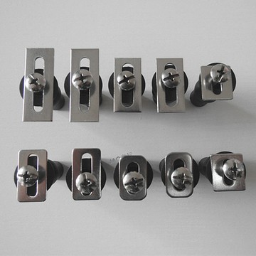 ⚡熱銷⚡馬桶蓋配件固定螺絲上裝式安裝固定螺栓橡膠膨脹長方形不鏽鋼墊片