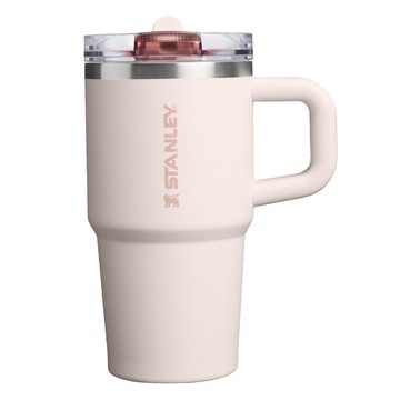 STANLEY 台灣公司貨 防漏吸管隨手杯  山櫻粉  1個  590ml