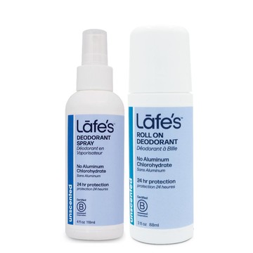 美國 Lafe's organic - 純自然體香劑＋噴霧-無味