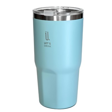 Let's cook 樂司廚品 GO 飲真空不鏽鋼杯  荷藍  850ml  1個