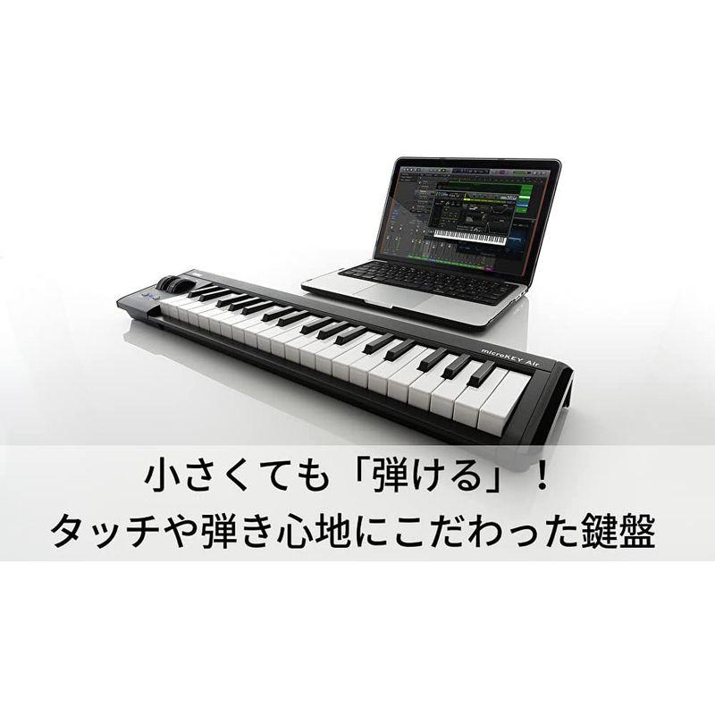 KORG （コルグ） ワイヤレス MIDI キーボード コントローラー Bluetooth DTM プラグイン付属 microKEY2 Ai