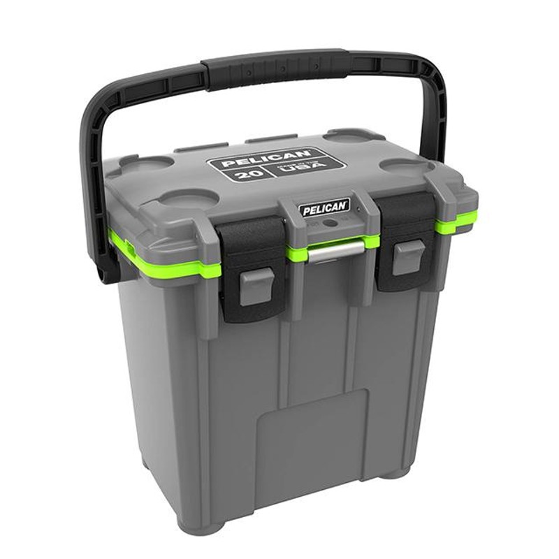 PELICAN 20QT ELITE COOLER DARK GRAY/GREEN Made in U.S.A ペリカン 20QT エリート クーラー  ボックス クーラーBOX キャンプ アウトドア 釣り 保冷 大容量 USA | LINEショッピング