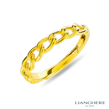 【良和珠寶】藝術戒指 黃金戒指 足金黃金 (金重:0.88錢 ±0.01)