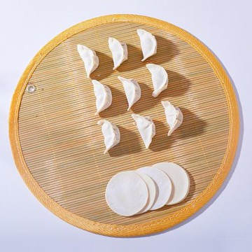 放餃子托盤家用蓋簾盛餃子簾子竹制水餃篦子不沾擺水餃子墊蓋墊