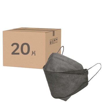 EYL'S 艾爾絲 4D成人立體醫用口罩  鐵灰  10片  2盒