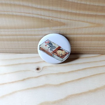 胸章/別針/徽章 我的火柴盒裡有豬豬