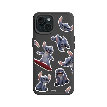 iPhone 15 SolidX 黑 - 迪士尼-史迪奇 Disney Stitch - 史迪奇 - 電影版圖樣