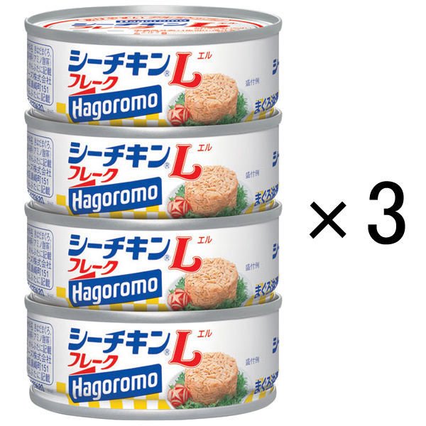 はごろもフーズはごろもフーズ　シーチキンLフレークSP4　70g（１缶）　748122　1セット（4缶入×3個）