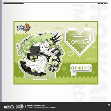 【米哈游/崩壞3】小不點英桀系列亞克力立牌凱文愛莉擺件 miHoYo