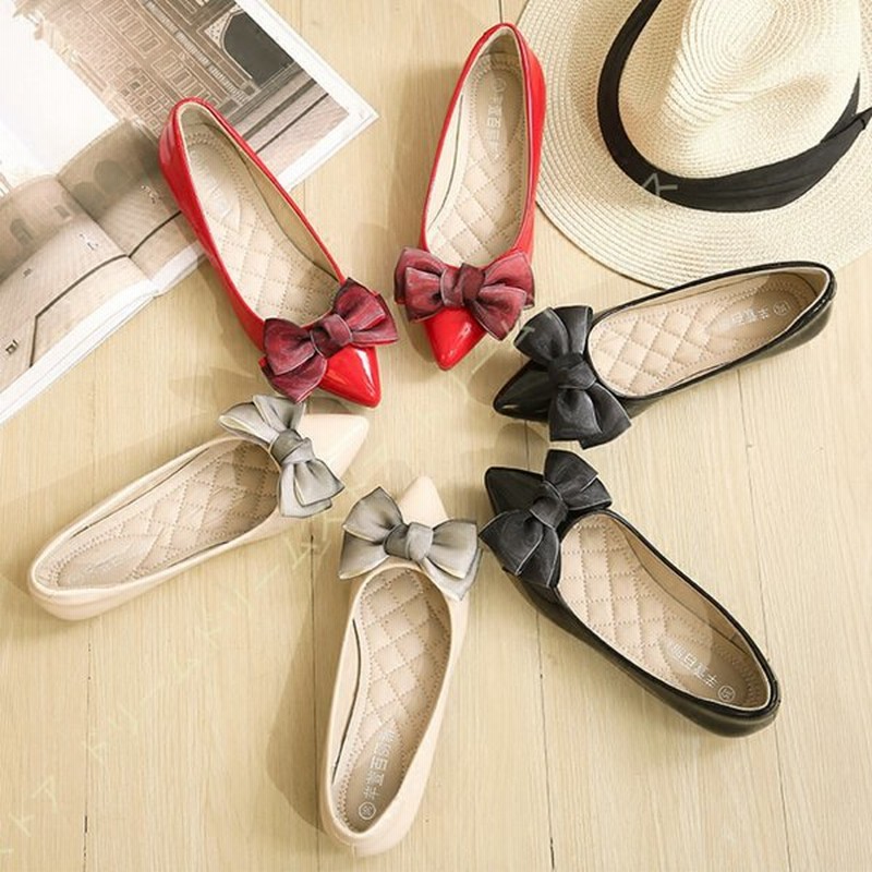 パンプス ローヒール パンプス 歩きやすい フラットシューズ 幅広 甲高 痛くない フラット 長時間 疲れない ぺたんこ 靴 結婚式 脱げない リボン 柔らかい 通販 Lineポイント最大get Lineショッピング