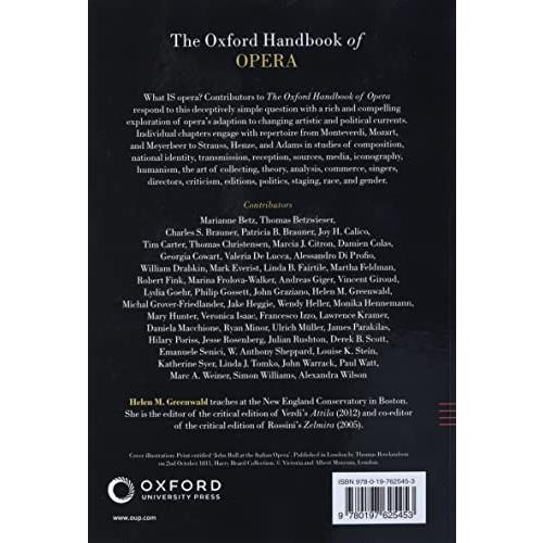 The Oxford Handbook of Opera (The Oxford Handbooks)