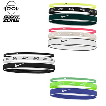 NIKE 彈性髮帶 止汗髮帶 韻律瑜珈 慢跑 MIXED WIDTH 髮帶 3入 N0002548
