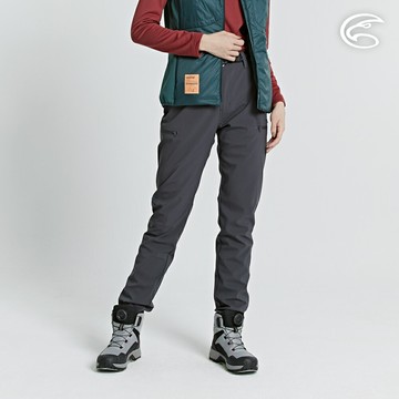 ADISI 女Softshell撥水防風輕量保暖長褲 AP2421032 (S-2XL)｜3L 防風膜 磨毛 防潑水 彈性 快乾 軟殼